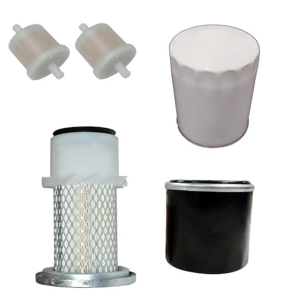 Aic Replacement Parts New Filter Kit Air/Fuel/Oil/HST Fits Kubota G1700 G1800 G1900 G2000 GF1800 66021-36060-FILTERSET - main